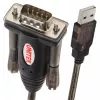 Cable serie UNITEK Y-105A negro 1,5 m USB Type-A DB-9