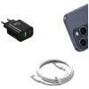 Cargador USB usams USA001629 25W 1×USB-C + 1×USB-A carga rápida