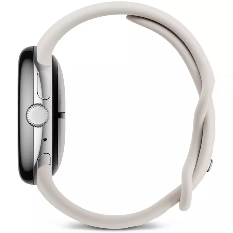 Google Pixel Watch 3 LTE correa deportiva 41 mm, plata/porcelana