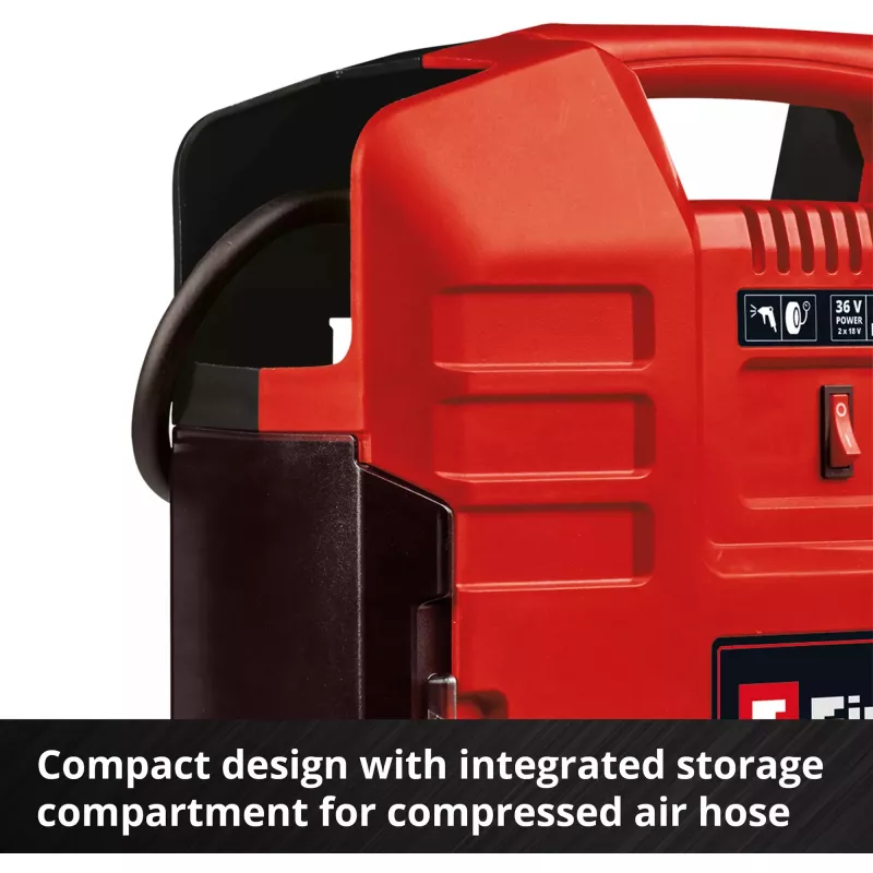 Compresor de aire Einhell TE-AC 36/8 130 l/min 8 bar de batería