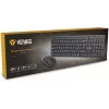 Set de teclado y ratón inalámbrico YENKEE YKB 2008CS — 2,4 GHz USB, diseño compacto