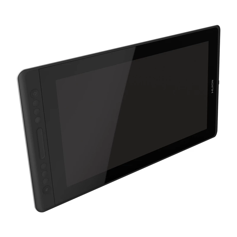 HUION Kamvas Pro 16 GT156 tableta gráfica con pantalla, IPS de 15,6 pulgadas, 1920×1080, área de trabajo 344,16×193,59 mm, 8192 niveles de presión, 5080 lpi, USB, negra