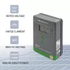 Qoltec, Regulador de carga solar MPPT con sensor de temperatura 20A 12V/24V Pantalla LCD 2 X USB