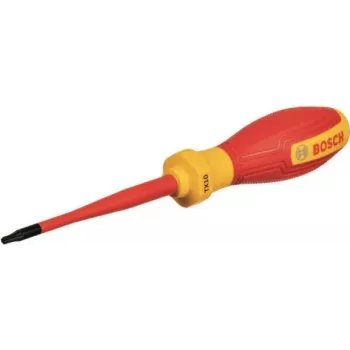 Bosch Destornillador VDE TX10 x 75 Professional Rojo/Amarillo (1600A02NC5)