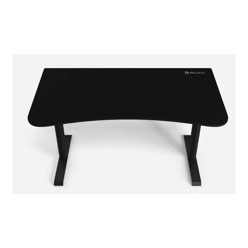 Escritorio gaming Arozzi Arena Medium ARENA-MEDIUM-PBK, 140 x 75,5 cm, alfombrilla de microfibra en toda la superficie, Pure Black