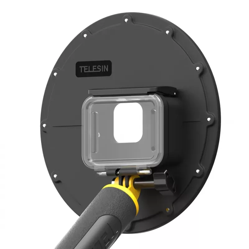 Carcasa con puerto domo submarino Telesin para GoPro Hero 9 (modelo GP-DMP-T09)
