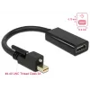Adaptador de cable de vídeo DeLOCK 62640 Mini DisplayPort a HDMI 0,25 m negro