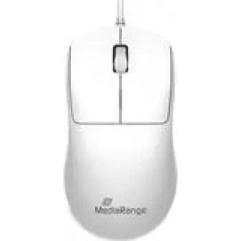 Ratón MediaRange MROS255 óptico 3 botones simétrico 1,5m