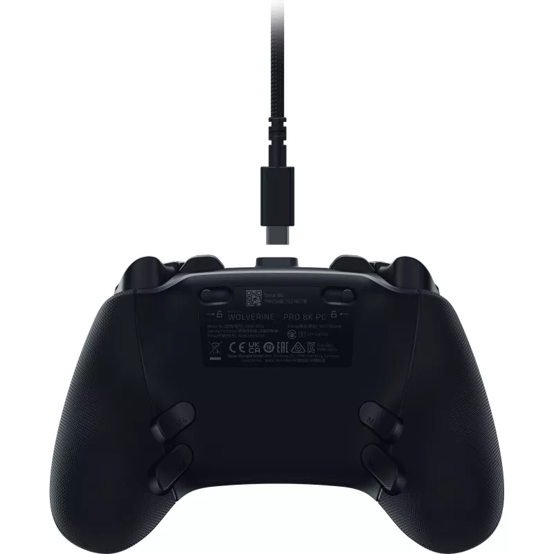 Mando inalámbrico para esports Razer Wolverine V3 Pro 8K para PC, 8000 Hz HyperPolling, sticks de efecto Hall, 6 botones reasignables, negro