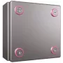 Caja eléctrica Rittal 1560.000 acero inoxidable IP66, 150×80×150 mm