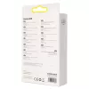Baseus Crystal Shine cable USB a Lightning, 2,4 A, 1,2 m (negro)