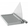 Cortapapeles Leitz Precision Home Office A3, 10 hojas, prensa manual, acero inoxidable, A3, 80 g/m², acero