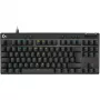 Logitech G PRO X RAPID - Teclado - TKL - Retroiluminación - USB - QWERTZ - Alemán - Interruptores: lineales - negro (920-013228)