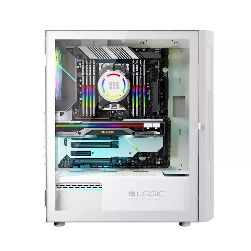 Carcasa Logic ARAMIS ARGB MINIDI USB 3.0 Blanca
