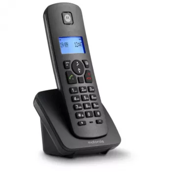Motorola C4201 teléfono analógico/DECT con identificación de llamadas negro