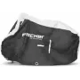 Funda de garaje para bicicleta FISCHER Premium 2000×1100 mm, material bicolor impermeable