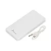 Batería portátil Extralink EPB-078W 10000 mAh blanca, USB-C, salida de 10 W, carga hasta 2 dispositivos