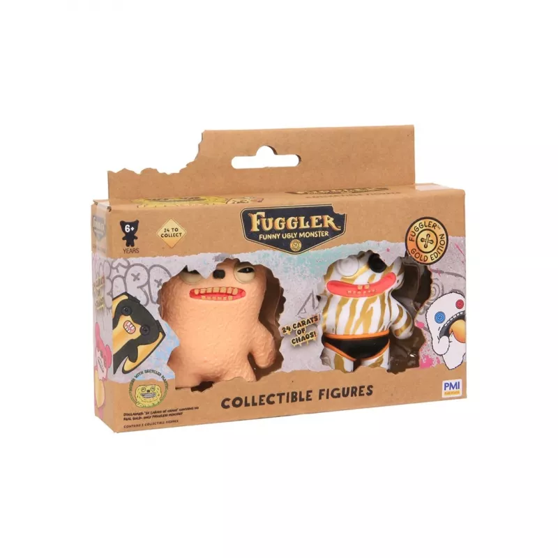 Figuras de acción pack de 2 p.m.i kids world FUGGLER S3 Gold Edition surtido
