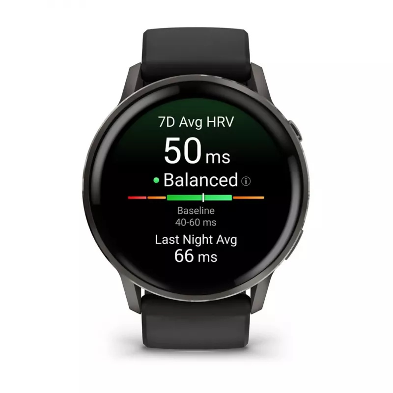 Garmin Venu 4 smartwatch, 45 mm, AMOLED de 1,4 pulgadas, GPS, negro
