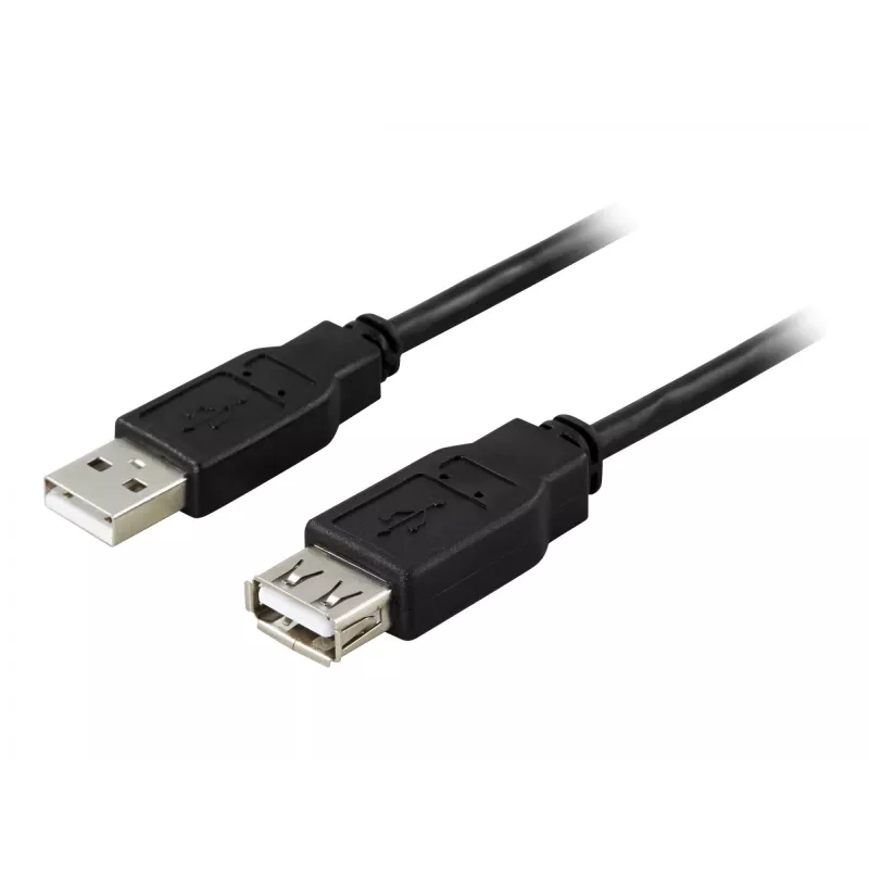 Cable alargador USB GOOBAY 93600 — USB A a USB A, USB 2.0, 3 m, negro