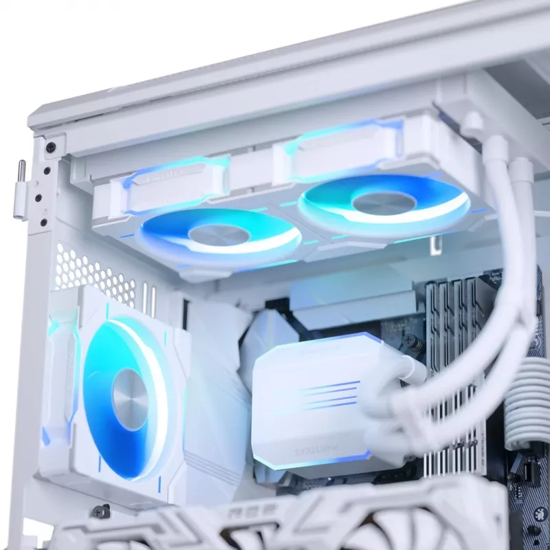 Phanteks Glacier One 240D30 DRGB refrigeración líquida todo en uno para procesador 12 cm blanco 1 unidad
