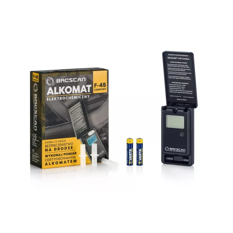 Alcoholímetro electroquímico F-45 COMFORT
