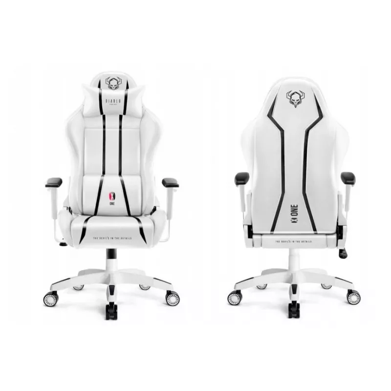 Silla gaming Diablo X-ONE 2.0 normal blanca y negra