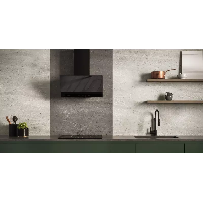 MAAN Vertical Glass 60 campana extractora, negra