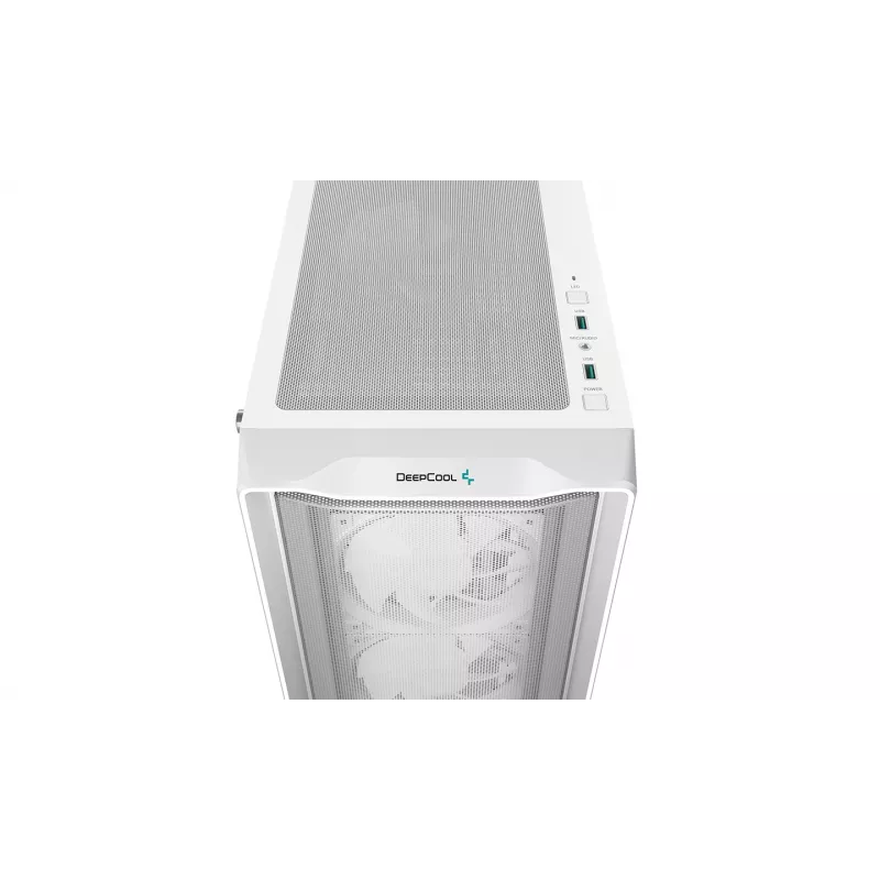 Caja semitorre DeepCool CC560 MESH V2 WH Blanca