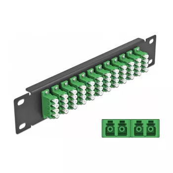 Panel de parcheo de fibra óptica DeLOCK 10