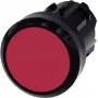 Siemens 3SU10000AB200AA0 actuador eléctrico IP66, IP67, IP69, IP69K negro, rojo