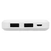 Blow PB10A batería externa 10000 mAh, 2x USB (1A + 2,1A), entrada micro USB, Li-Po, blanca