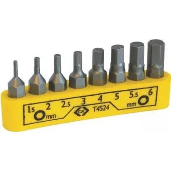 Set de puntas de destornillador C.K Tools T4524 8 uds.