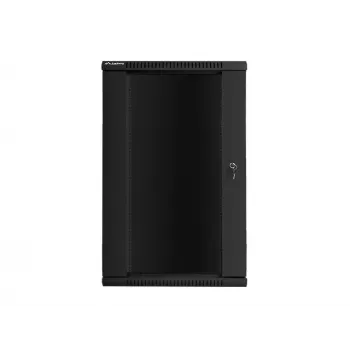 Armario de instalación de pared Lanberg 19'' 22U 600x600mm negro (puerta de cristal)