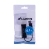 Adaptador de red Lanberg NC-0100-01 de USB 2.0 a RJ45 100 Mbit, cable de 0,15 m