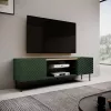 Mueble RTV EF ONDA 180.5x40xH58.39 verde (de pie o montado en pared)