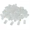 Conector de cable Gembird LC-8P8C-002/100 RJ-45 transparente