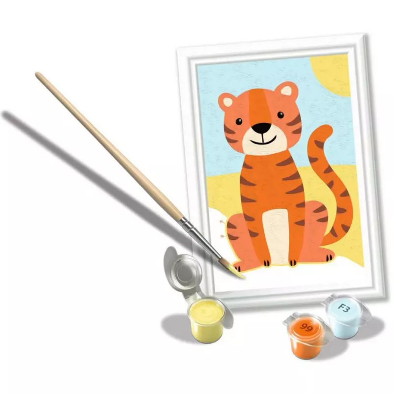 CreArt – Pequeño tigre, pintura