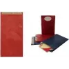 Bolsa de regalo agipa 102015 — papel kraft rojo, 240 × 410 mm, 50 g/m²