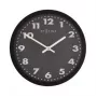 NeXtime Reloj 2906ma Mercure, Ø 25 cm, pared, negro