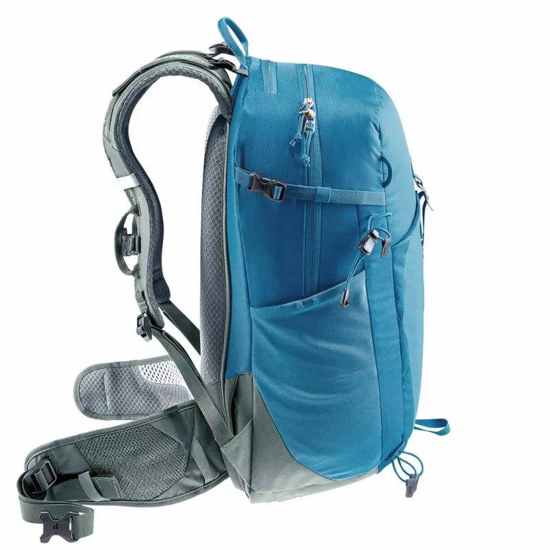 Mochila DEUTER Trail 25 mochila de excursión de día, 25 L, poliéster, funda de lluvia, cinturón lumbar