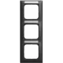 BUSCH JAEGER BJ 1723 NS-915 marco embellecedor con ventana vertical 3 elementos (2CKA001754A4941)