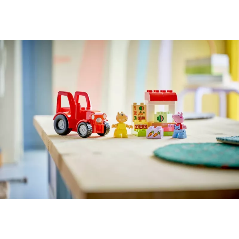 LEGO DUPLO 10468 Peppa Pig tractor y mercado