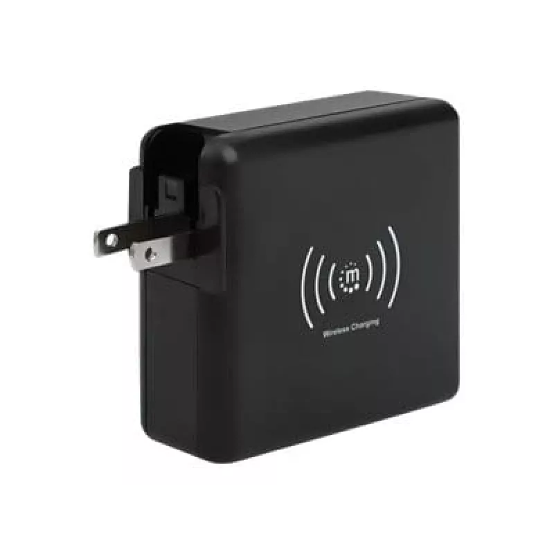 Cargador de pared de viaje y batería externa Manhattan 4 en 1