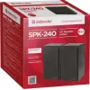 Altavoces de escritorio DEFENDER SPK-240 con cable, 2.0, 6 W RMS, alimentación USB, 3,5 mm, negro