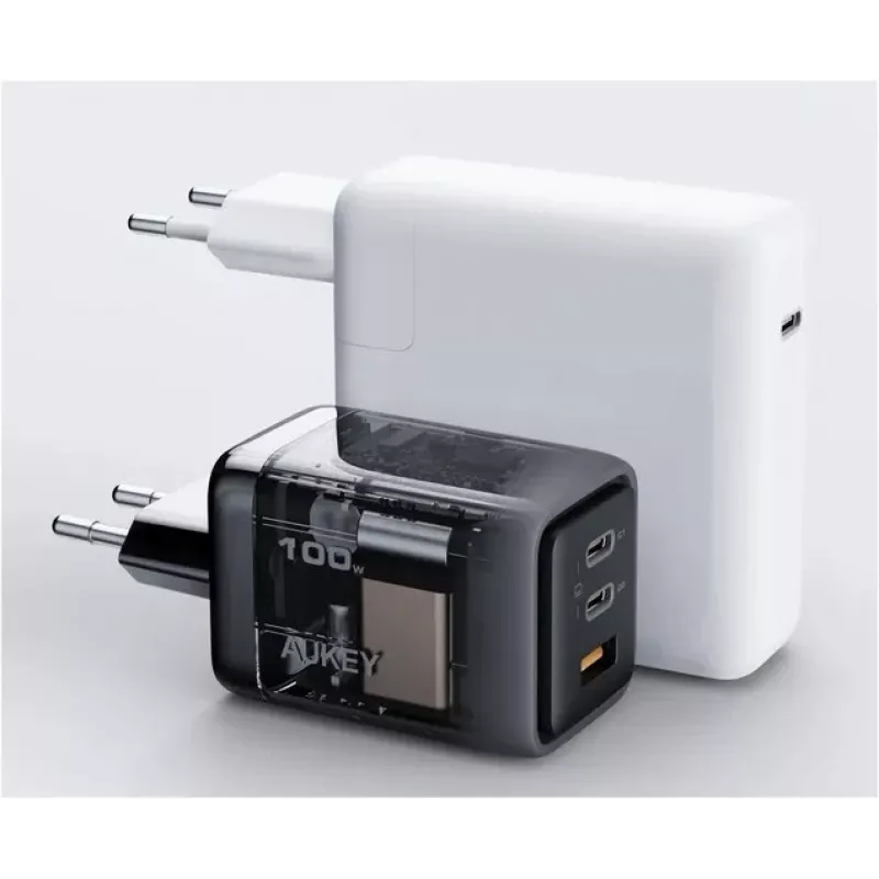 Cargador de pared Comet Mix 3 PA-C5 3xUSB (2xUSB-C y 1xUSB-A) 100W 5A QC5.0 PD3.0 AFC PPS FCP SCP
