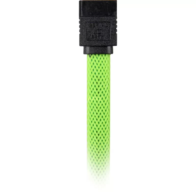 Cable SATA Sharkoon SATA 3 0,6 m 7 pines negro verde