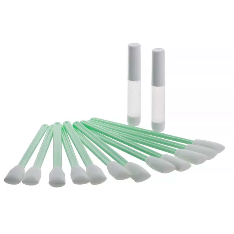 Set de limpieza de equipos ActiveJet AOC-303 — 12 bastoncillos de algodón blancos para teclados, universal