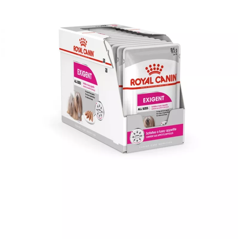 Comida húmeda para perros Royal Canin Exigent Meat Universal 12×85 g — aves, adulto, para perros exigentes