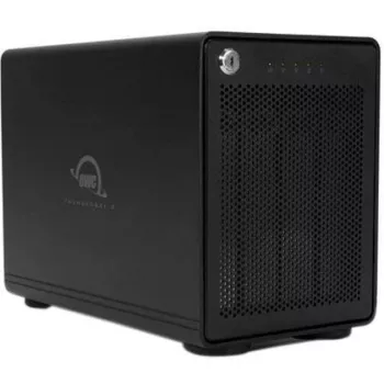ThunderBay 4 (negro, caja externa para discos Thunderbolt 3 de 4 bahías)